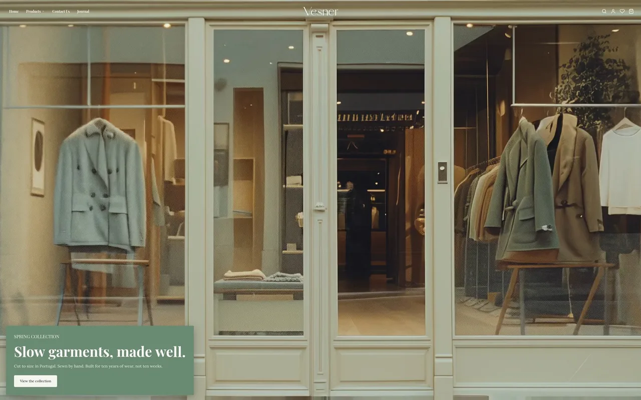 Vesner demo store