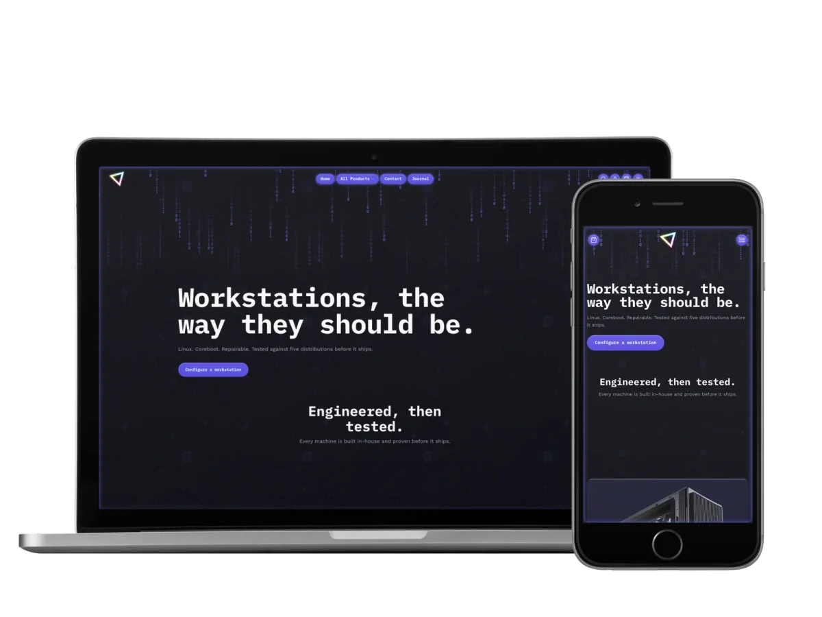 hyprism.store — desktop and mobile preview