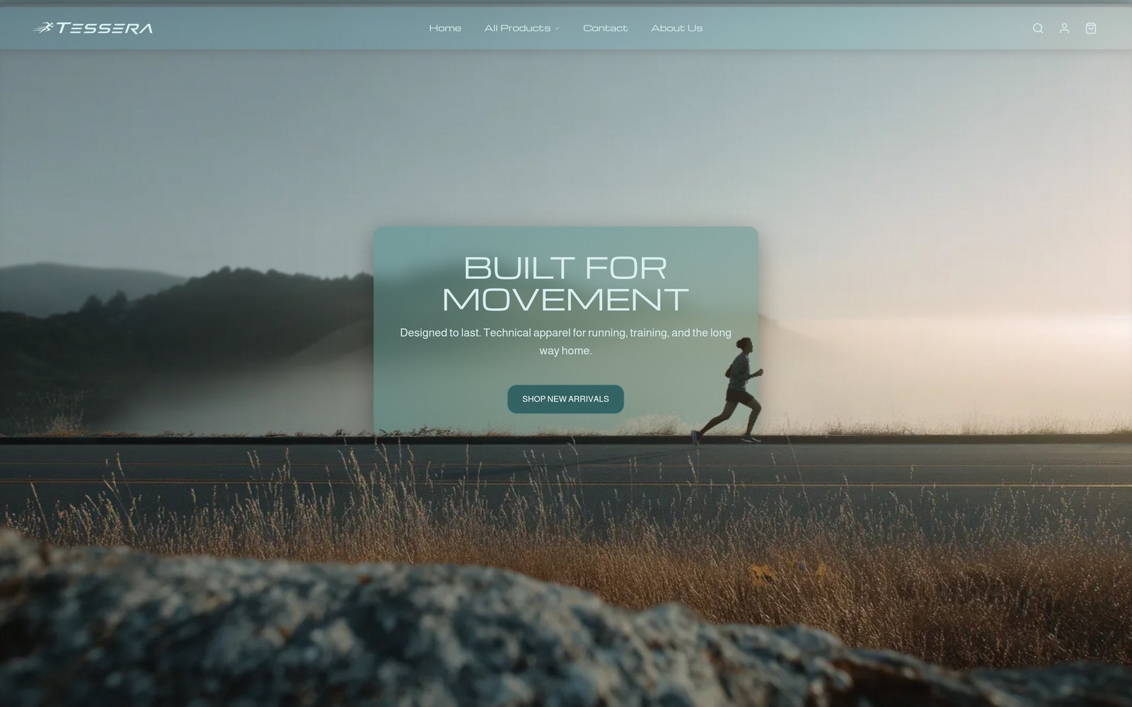Signature preset — desktop preview